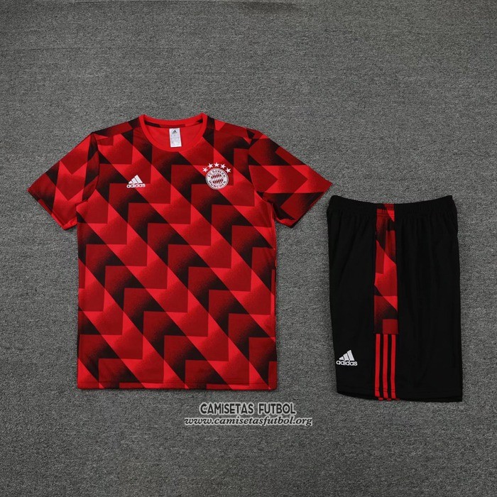 Chandal del Bayern Munich Manga Corta 2022/2023 Rojo - Pantalon Corto